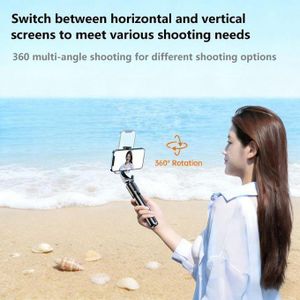 1000mm Extended Selfie Stick with Fill Light & 10m Bluetooth Remote, 360° Rotation for Vlogging/TikTok
