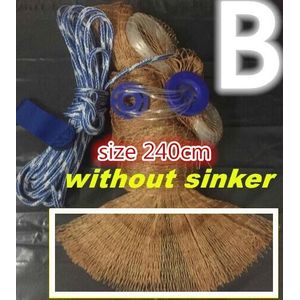 Accessories 2.4m 3.6m 4.8m Fishing Net Usa Style Cast Network With