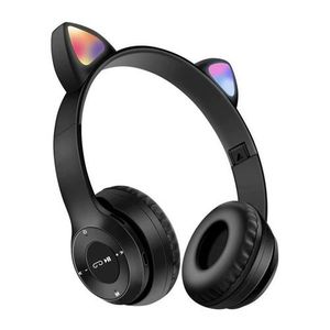P47M Cat Ear Luminous Bluetooth 5.0 Wireless Headset