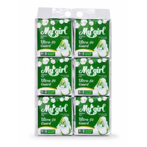 My Girl Ultra-Fit Guard Sanitary Pads - 8+2 Pieces x 6 Packs