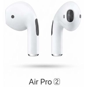 Wireless Earbuds, Air Pro 2 Active Noise Cancelling Bluetooth TWS In-Ear Headset with Stereo Bass, Smart Touch Control, Built-in Mic, and Charging Case (White)