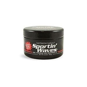 SoftSheen-Carson Sportin’ Waves Gel Pomade with Wavitrol III – Wave Styling & Moisturizing Hair Gel