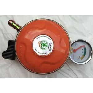 Gas meter regulator indicator 