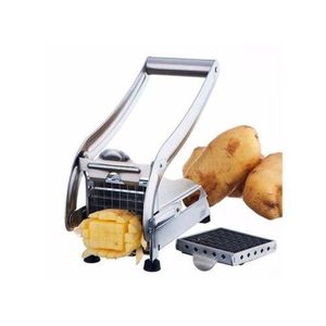 1pc Stainless Steel Potato Wave Cutter, Simple Handheld French Fry