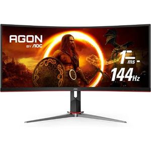 Aoc Cu34g2x 34" Curved Frameless Immersive Gaming Monitor