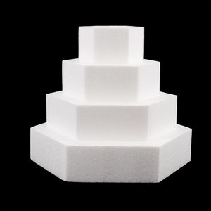 Hexagon Cake Dummy, Styrene - 8 x 4