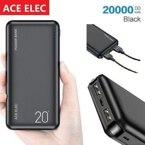 Ace Elec 20000 MAh Utra Slim Portable Power Bank Type C Dual input and Output