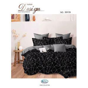 6ft by 6ft Duvet & Blanket With 4 Pillowcases - Bedding Set