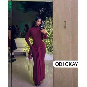 Beautiful fitted long gown for ladies