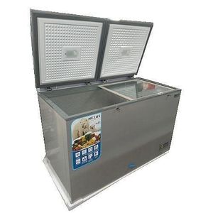 Home Nexus 440 Liters Energy Saving Double Door Chest Freezer - Silver