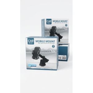  Universal Car Mobile Mount Holder – Adjustable Long Arm Dashboard & Windscreen Suction Phone Bracket