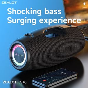 Zealot 100watts Boombox Bluetooth Speaker With 24000mAh Battery