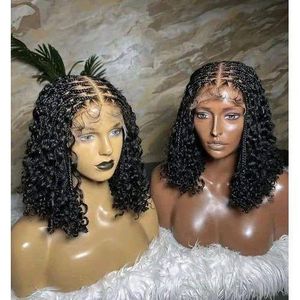 1 pc Braided Curly Lace Front Wig (Boho Style)