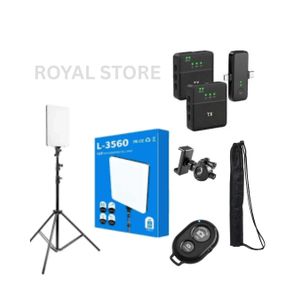 L-3560 PANEL LIGHT ,PHONE CLIP, BLUTOOTH SHUTTER,SX31 MIC,TRIPOD STAND