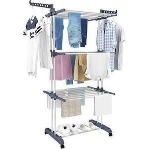 Foldable Three Layer Baby Clothes Dryer Rack Indoor/Outdoor - 3Layer/3Tier