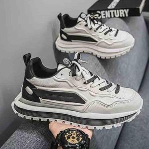 OFFGRID Men’s Casual Sport Sneakers Black and White Lace Up Street Style Shoes