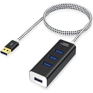 LASA CableCreation 4-Port USB 3.0 Hub 1.5m Cable - 5Gbps SuperSpeed Transfer