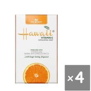 HAWAII  Vitamin C Exfoliating Soap With Herbal Extracts - Pack of 4 (NAFDAC Reg. No. A2-103410).
