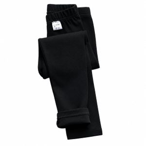 Girls’ Thick Soft Stretch Leggings – Black