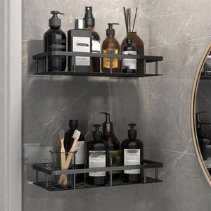 Gricol Shower Caddy Bathroom Corner Shelf with Hooks, Shampoo