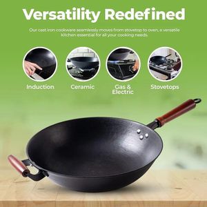Large Non-Stick Sauce/Frying Pan with Double Handles
