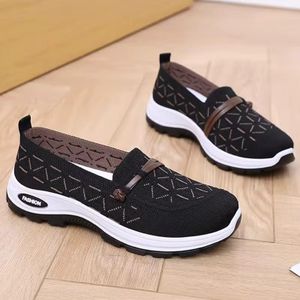 Women's Black Walking Tennis Shoes Lightweight Comfort Non-slip Casual Women Sneakers