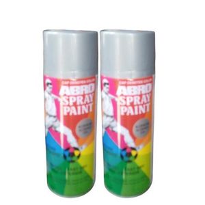 ABRO Spray paint - Silver - 2Pcs