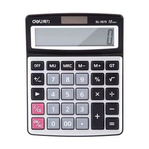 Electronic Digital Calculator – Large Display Dual Power Desktop Calculator, Multifunction Dual Power Electronic Calculator, Large Keypard Calculator, Easy to Read Basic Calculator