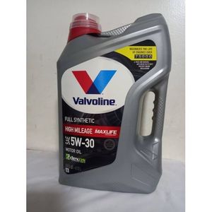 Valvoline 5w-30 Full Synthetic High Mileage Motor Oil