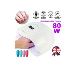 Veedee Collection SUN X5plus Lamp 80W Nail UV LED Lamp Gel Nail Dryer