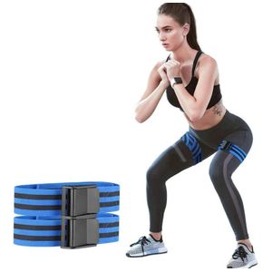 1pcs Blood Flow Restriction (BFR) Band - Adjustable Arm Leg Muscle Occlusion Bodybuilding Training Elastic Resistance Bands Gym Fitness Equipment Sports Accessories for Men & Women