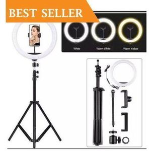 Ring Light Tripod Stand For Live Videos, Makeup, YouTubing
