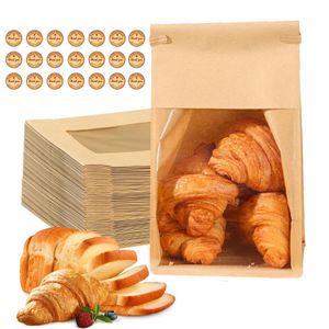 Litoott 10 Pcs Paper Bread Bags for Homemade Bread,Sourdough Paper Bread Bags