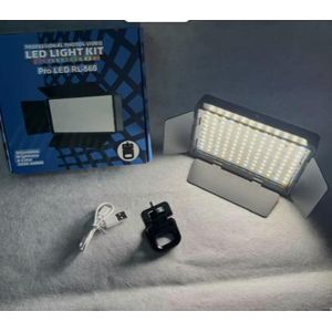 Pro Led RL-560 Camera Light Photography Light Outdoor Shooting Light Mobile Phone Flash Supplementary Lighting Pocket Light