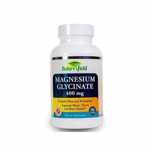 Nature'S Field Magnesium Glycinate 400mg X90Tablets.