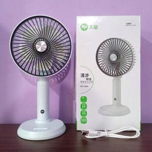 Dp Powerful Rechargeable Table Or Handheld Fan With Phone Holder - 3000mAh