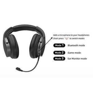 JBL Pro Ject 969 Bluetooth Over-Ear Headphone - Noise Cancellation Wireless Gaming Headset with Detachable Microphone. headphone headset airpods earbuds