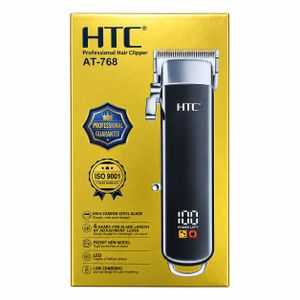 HTC AT-768 Professional Rechargeable Hair Clipper with LED Display