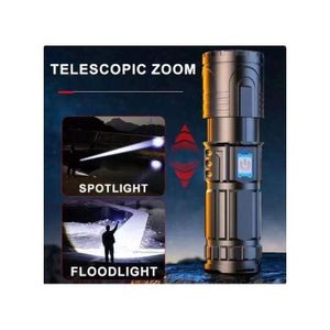 LED Rechargeable Tactical Laser Flashlight
