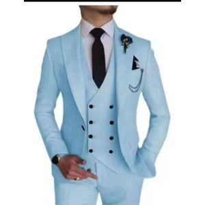 Men's Fitted three piece Smart  Suit - 