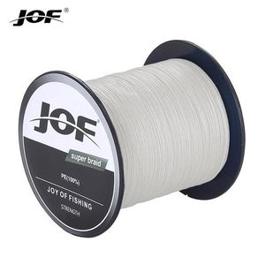 Generic Jof Braided Fishing Line 4 Strands Fluorescent 300m 500m 1000m Cord  Linha Multifilamento For Fishingdiameter Rangemm:0.11-0.5