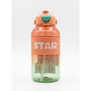 STAR "YES-WATER" Large Capacity Motivational Sports Bottle, 