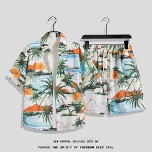 SUNIT Mens Casual Vintage Short Sleeve Hawaiian Summer Beach Shirts