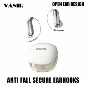 VANIR Open Ear Bluetooth Earbuds with Earhooks 48H Playtime HiFi Stereo Directional Audio Low Latency Lightweight Secure Fit Sports Headphones for iPhone Android Samsung Tecno Infinix Camon Hot