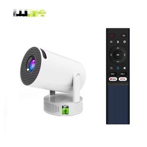 HY300 Pro Max Projector inbuilt battery Smart Portable Video LCD Android 13 System 5G WiFi 6 BT5.2 Auto Keystone Correction, 35"-130" display home theatre beamer