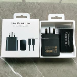 Original 45W UK Plug PD Fast Charger with 5A USB-C Cable – Super Fast Charging Adapter