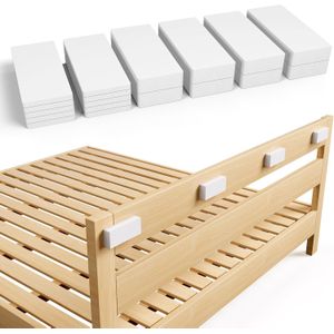 18Pcs Headboard Stoppers for Wall, Beynant EVA Foam Anti Shake Furniture Pads, 8Pcs (15mm) + 10Pcs (5mm) Wall Protector, Bed Noise Stoppers Headboard Bumpers, Felt Couch Stoppers