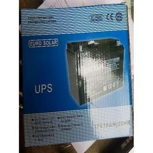 Euro 12V/18Ah Lead Acid Battery With Nut & Bolt Terminals