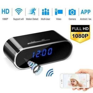 Secret 1080P Mini WiFi Spy Digital Clock Ip Cctv Camera