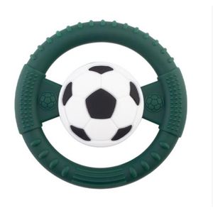 baby teething oral care training chew toy-Football Steering Wheel